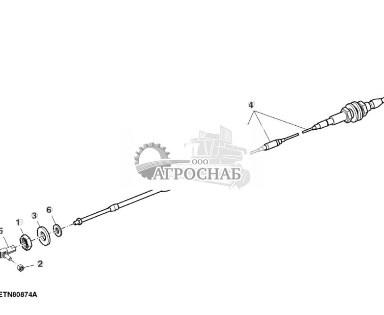 Трос управления гидростатическим приводом - ST748273 516.jpg